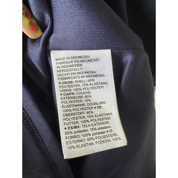 Lark & Ro Women's Ditsy Floral Flutter Cap Sleeve Double V Neck Sheath Dress 4 - Picture 9 of 10